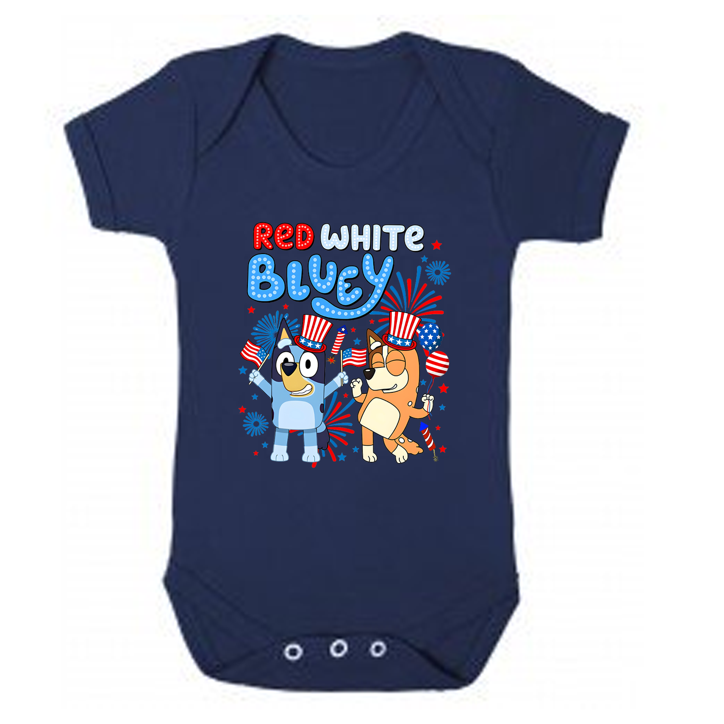 Red White & Bluey - Independence Day Shirt - Party in the USA T-Shirt