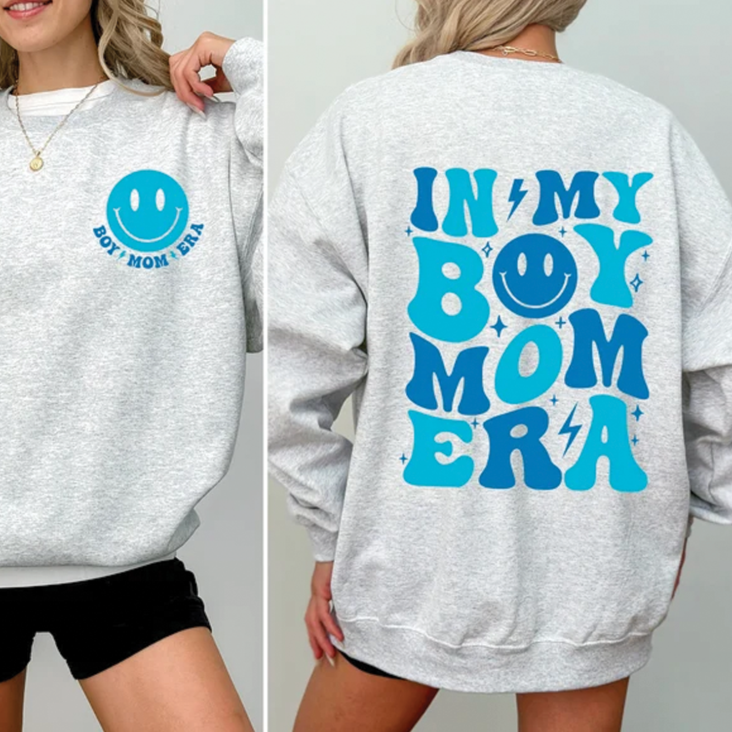 In My Boy Mom Era Crewneck Sweatshirt