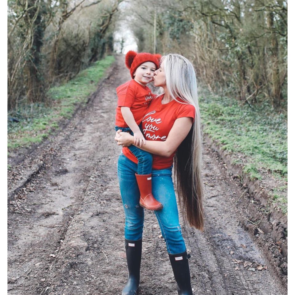 Love You, Love You More Valentine's Day Twinning Tees