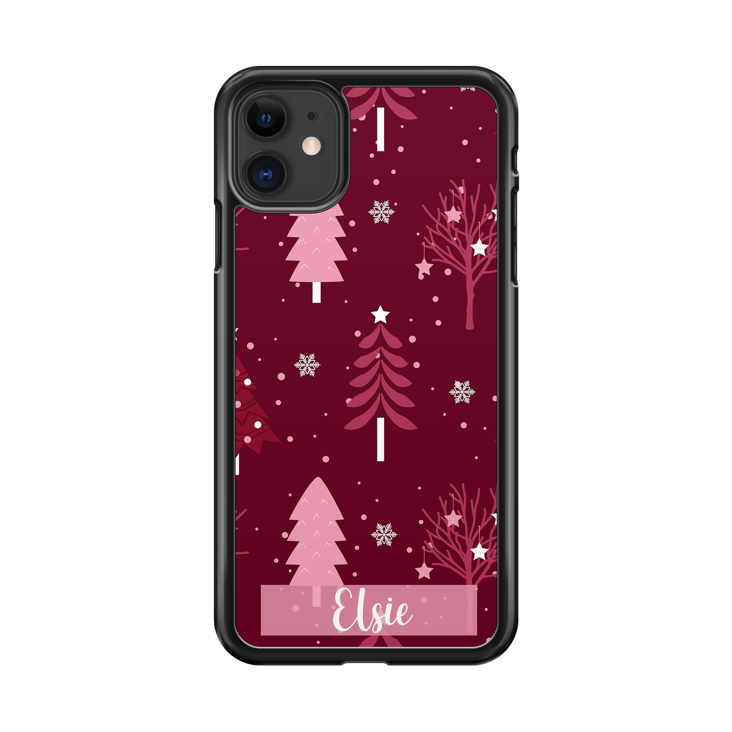 Christmas Tree Design Pattern Personalized Phone Case