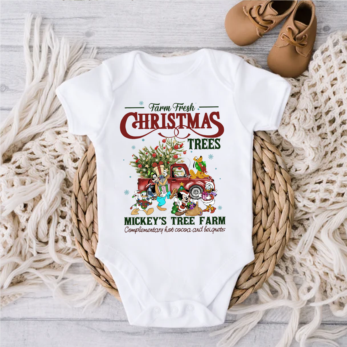 Farm Fresh Christmas Trees Mickey Sweatshirt! Kids & Adult sizes