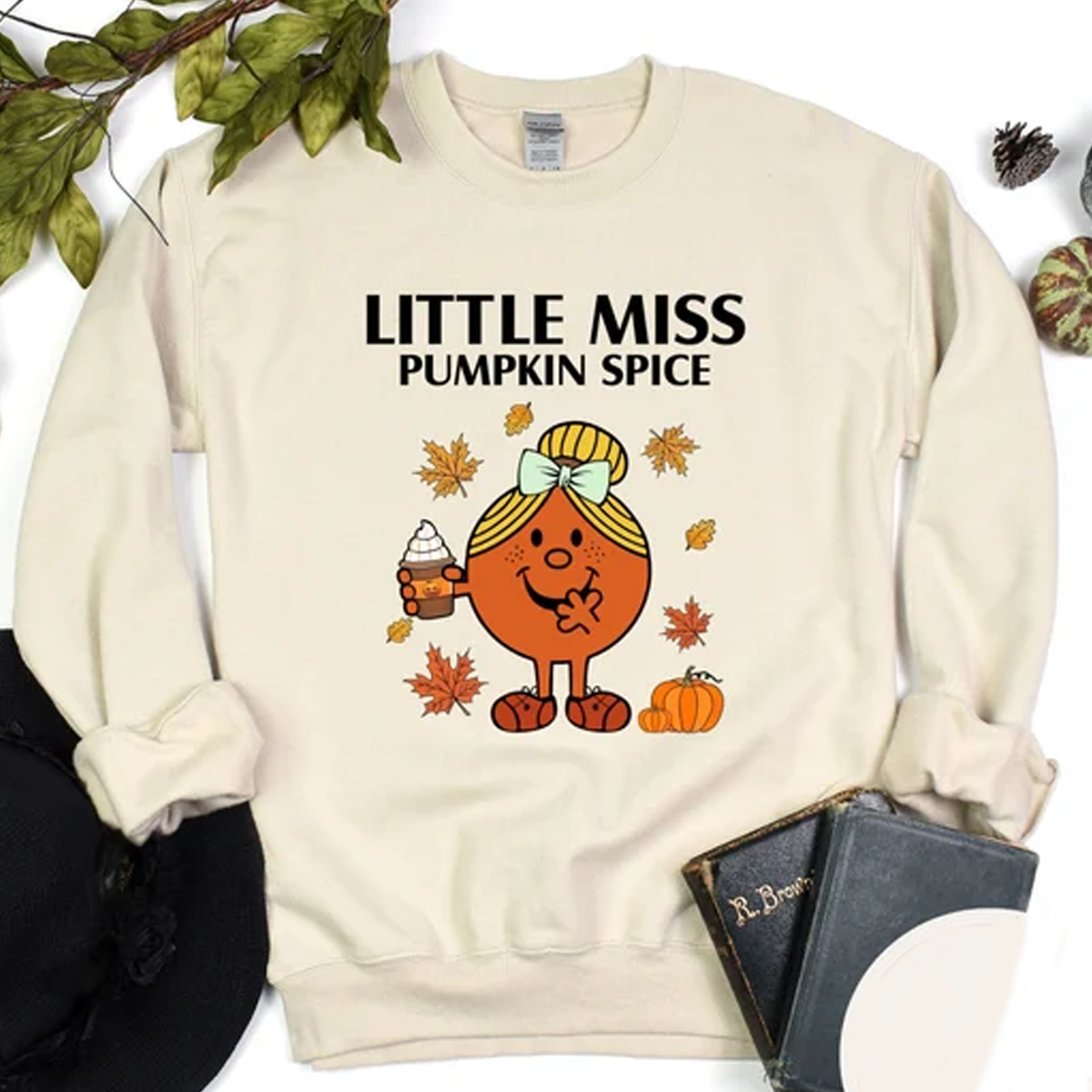 Little Miss Pumpkin Spice Fall Sweatshirt! Kids & Adult sizes