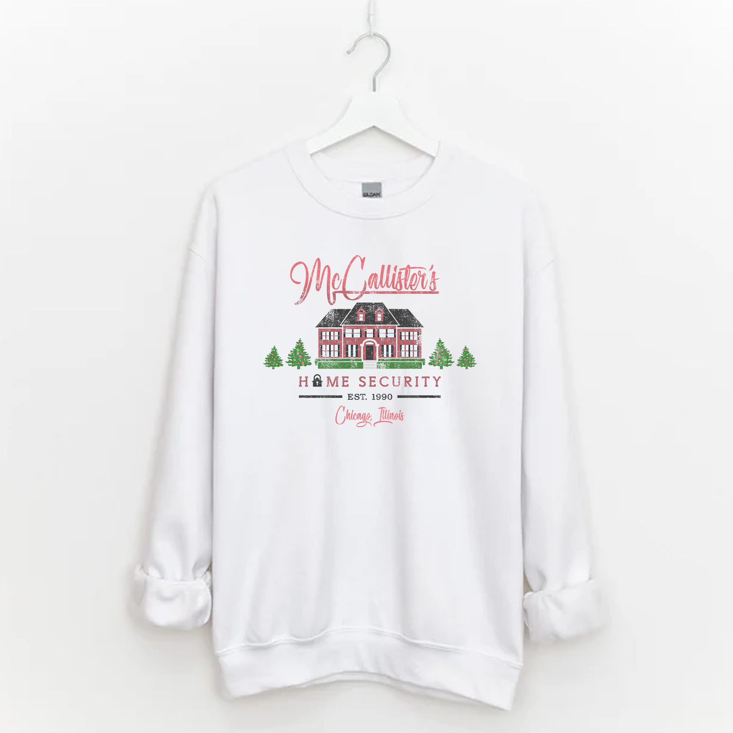 McCallister Home Security Christmas Sweatshirt! Kids & Adult sizes