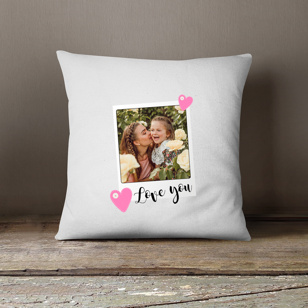 Personalized Polaroid Photo Cushion