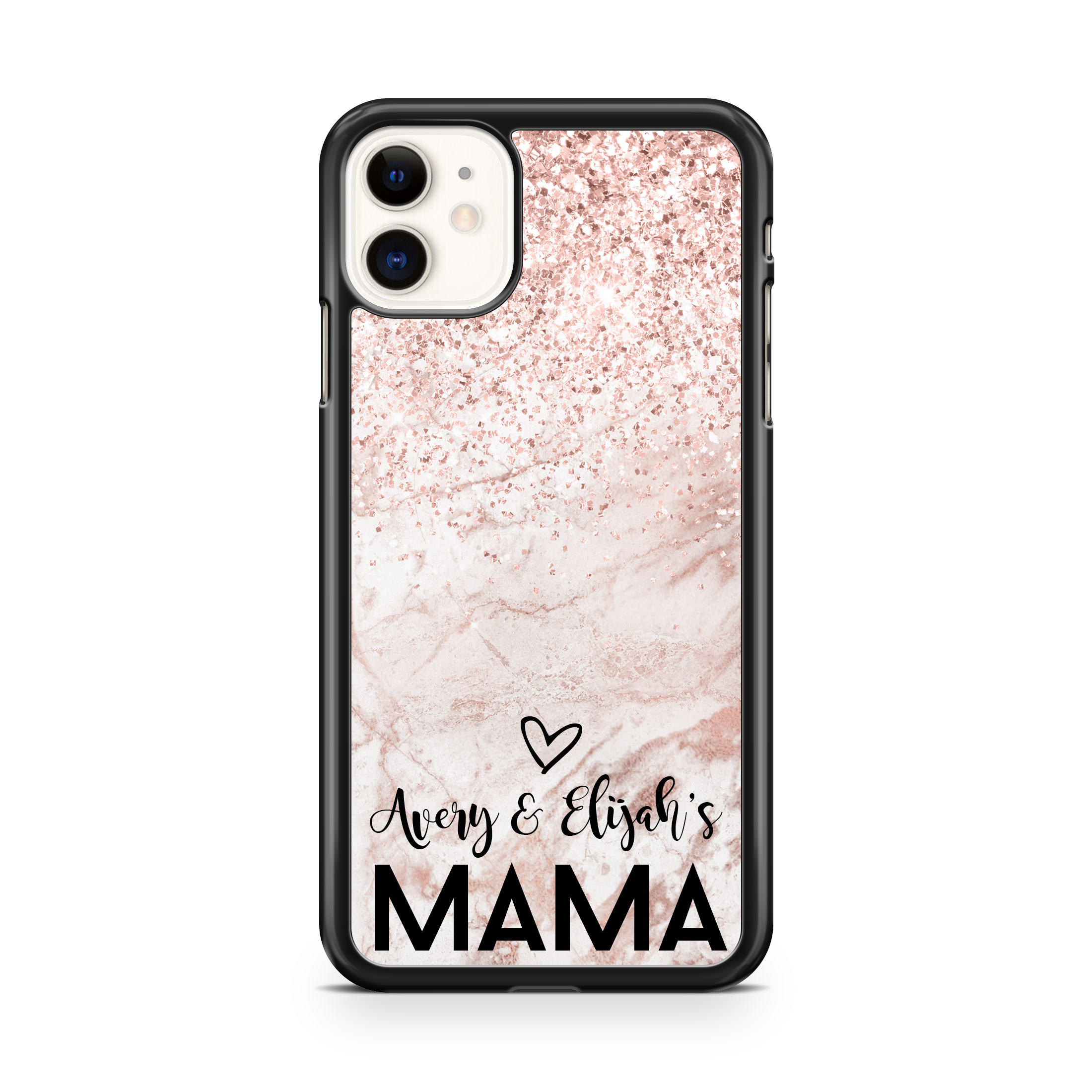Rose Gold Marble Mommy Personalized Phone Case YellowDaisyCo Rose Gold Marble Mommy Personalized Phone Case YellowDaisyCo