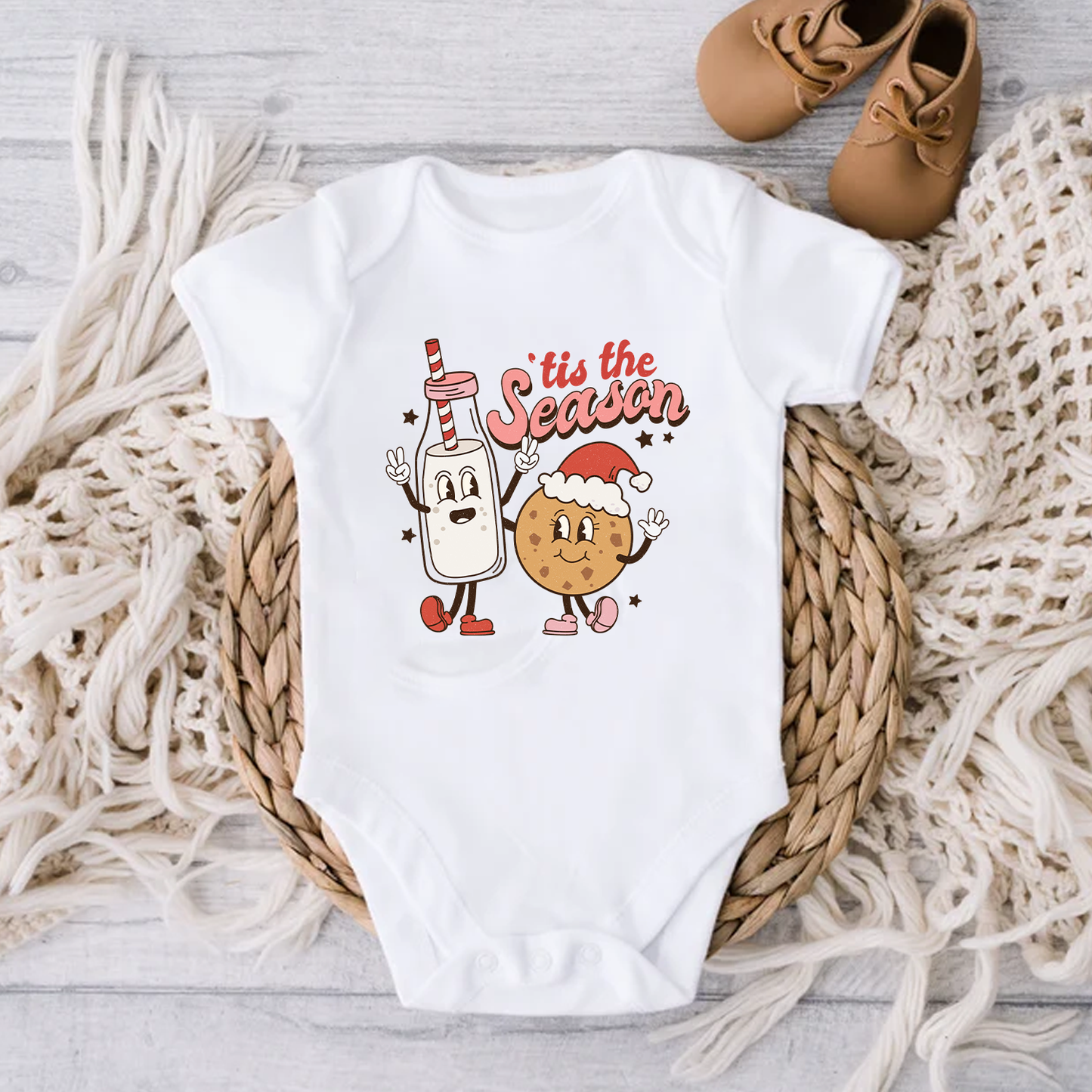 'Tis the Season Milk & Cookies Sweatshirt! Kids & Adult sizes
