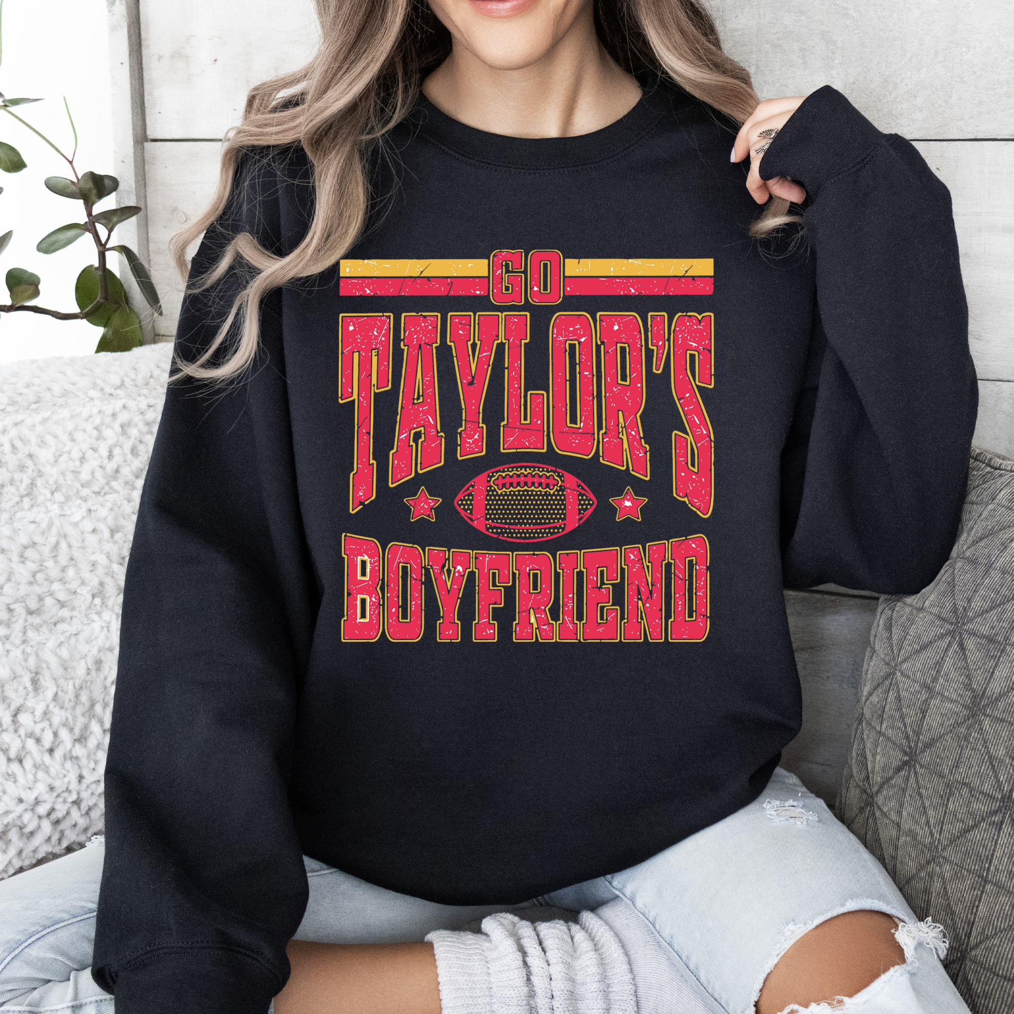 Boyfriend crewneck discount sweatshirt