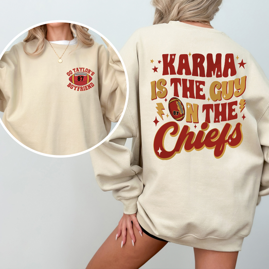 Karma is the guy on the Chiefs! Kids & Adult sizes