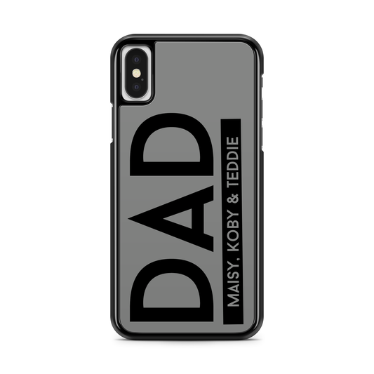 DAD Personalized Black Phone Case