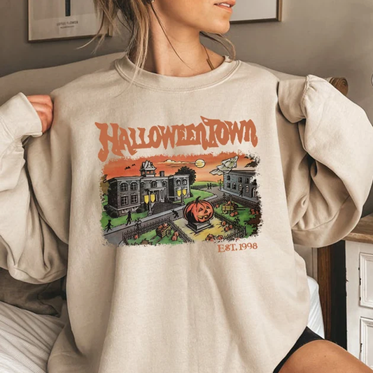 Halloween Town Poster est. 1998 Sweatshirt - Kids & Adult sizes