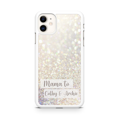 Light Iridescent Personalized Phone Case