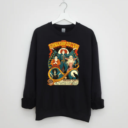 Sanderson Sisters Vintage Poster Design Sweatershirt - Kids & Adult sizes