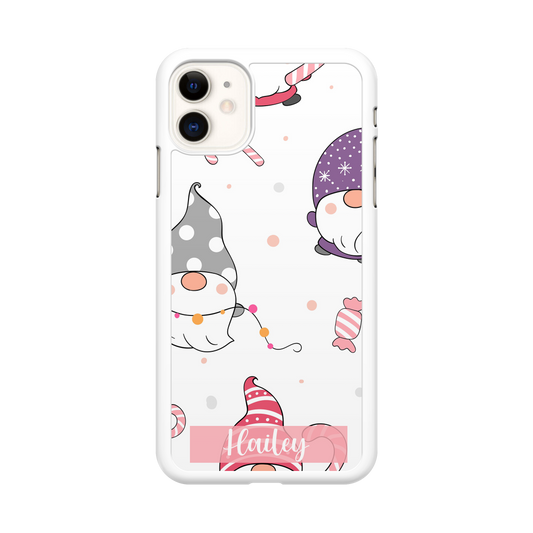 Christmas Gnome / Gonk Pattern Personalized Phone Case