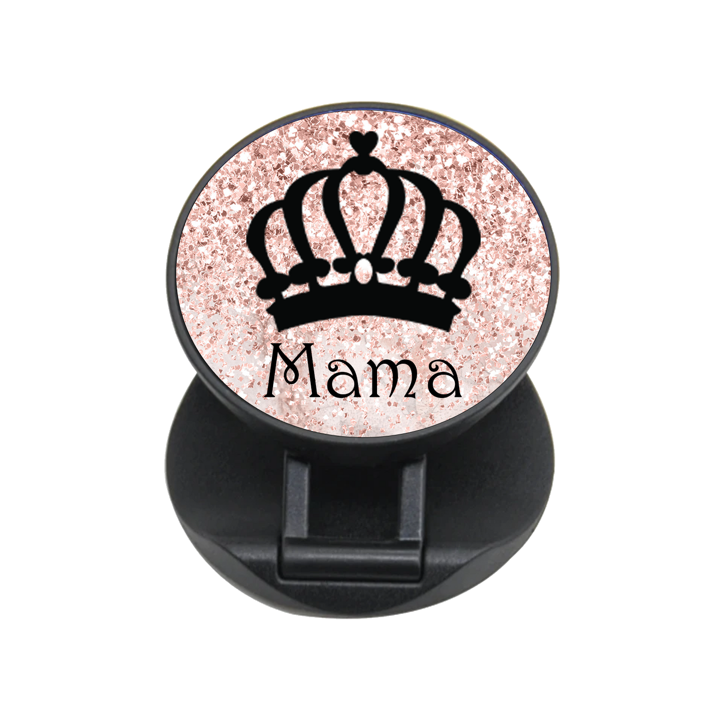 Personalized Crown Ring Grip Phone Holder / Stand