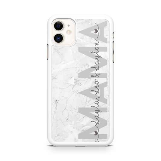 Greys Marble Mommy Personalized Phone Case