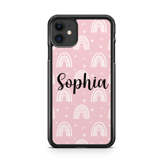 Rainbow Love Pattern Personalized Phone Case