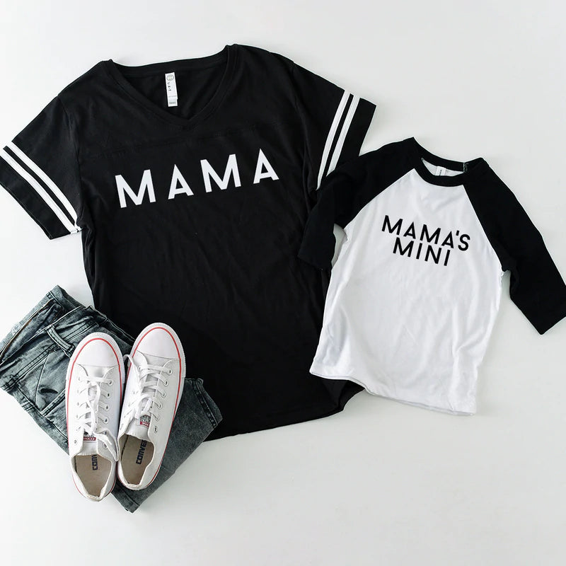 Matching Baseball Mom / Dad Shirts