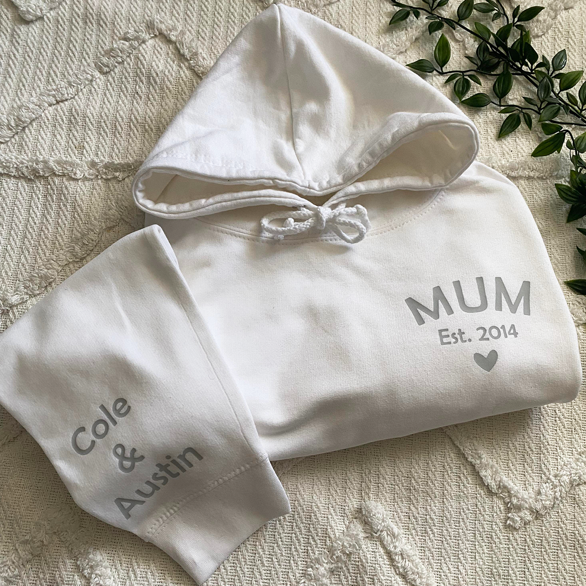 Mum and baby hoodie hotsell