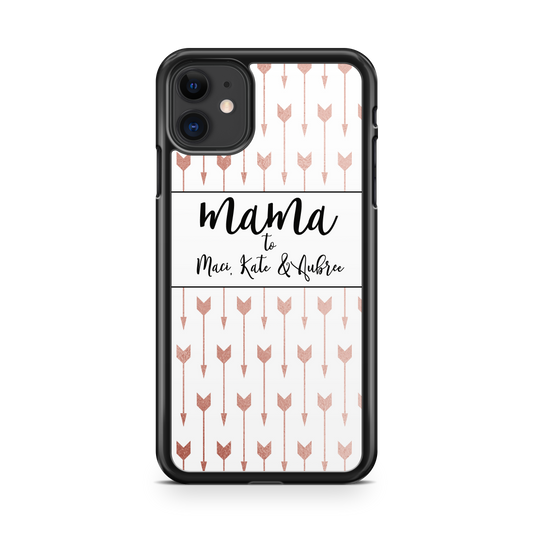 Arrow Pattern Personalized Mama Phone Case