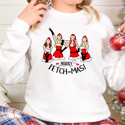 Merry Fetchmas Christmas Sweatshirt! Kids & Adult sizes