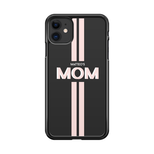 Monogram Striped Personalized Phone Case