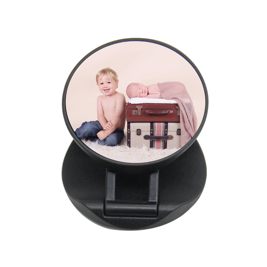 Personalized Photo Upload Ring Grip Phone Holder / Stand