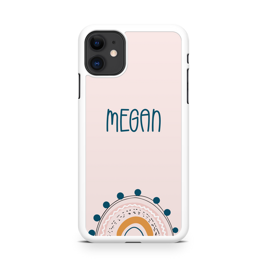 Rainbow Boho Personalized Name Phone Case