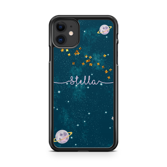 Starry Night Personalized Name Phone Case