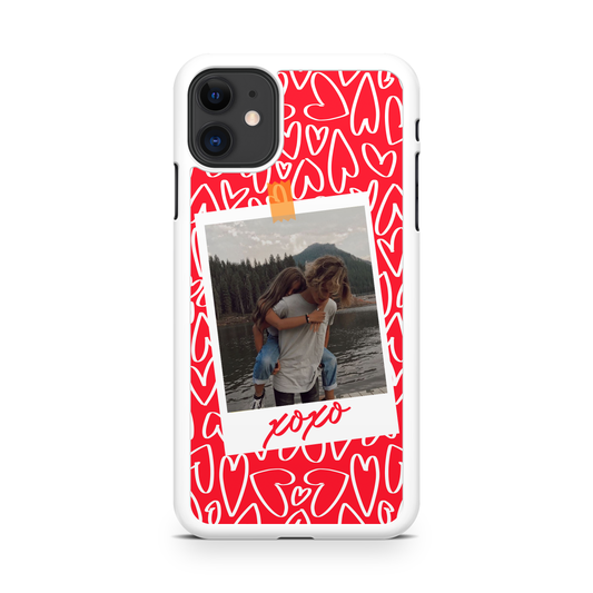 XOXO Personalized Polaroid Photo Upload Phone Case